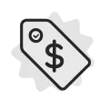Dollar sign icon representing competitive earn-your-business pricing