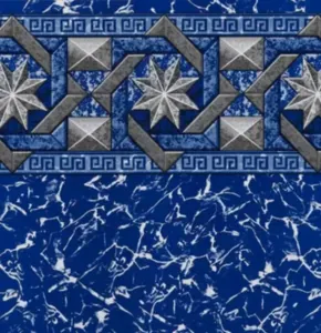 Evening Star pool liner pattern